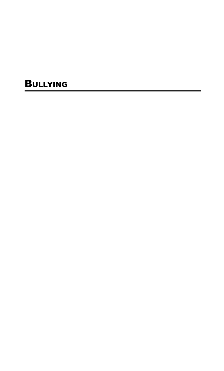 Bullying page i