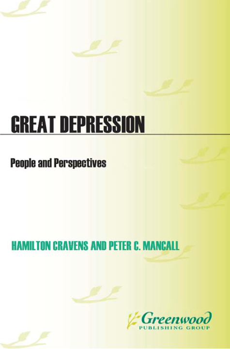 Great Depression: People and Perspectives page Cover1