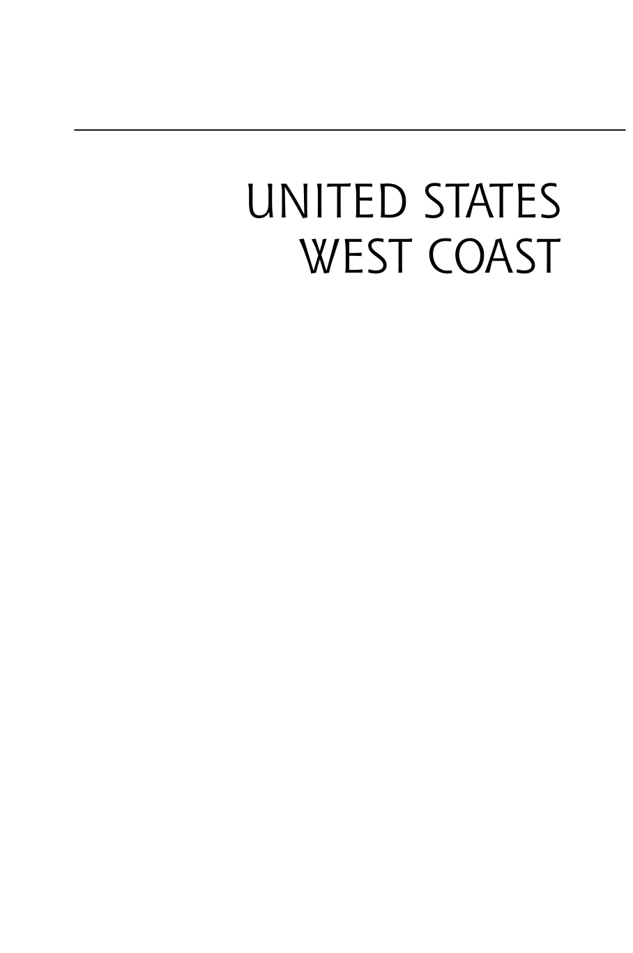 United States West Coast: An Environmental History page i
