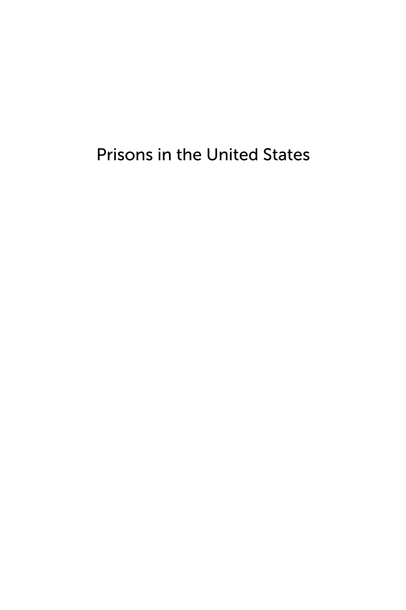 Prisons in the United States: A Reference Handbook page i