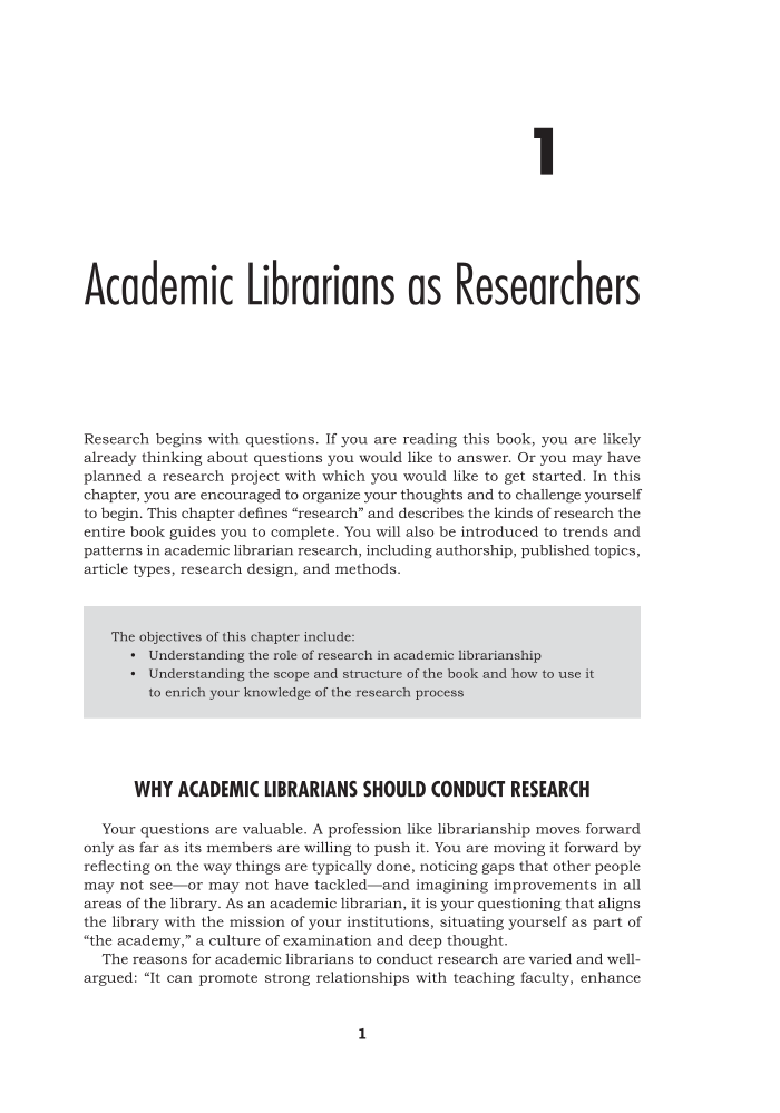 Enhancing Library and Information Research Skills: A Guide for Academic Librarians page 1