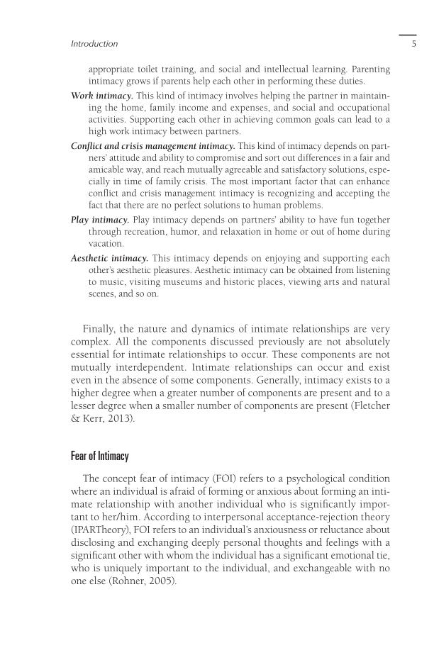 Intimate Relationships Across the Lifespan: Formation, Development, Enrichment, and Maintenance page 5