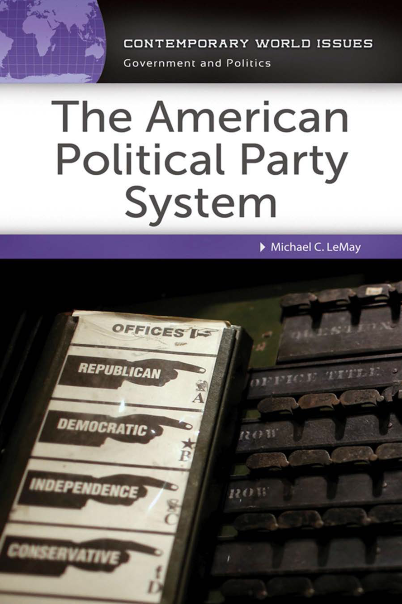 The American Political Party System: A Reference Handbook page Cover1