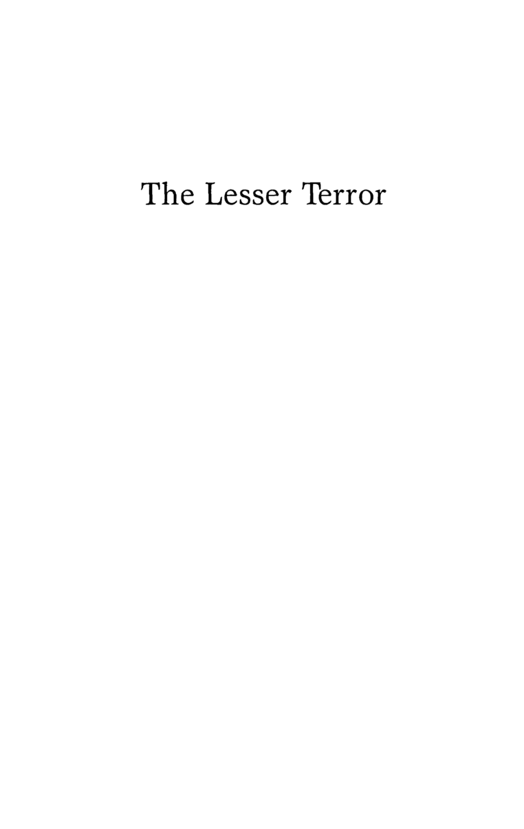 The Lesser Terror: Soviet State Security, 1939-1953 page i