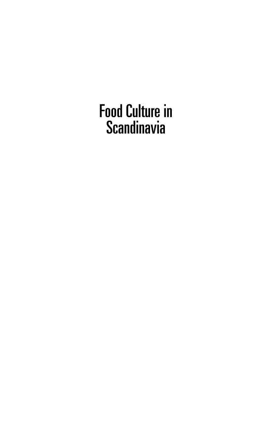Food Culture in Scandinavia page i