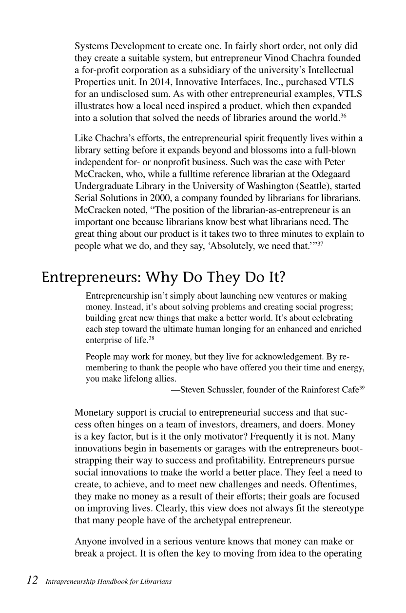 Intrapreneurship Handbook for Librarians: How to Be a Change Agent in Your Library page 121