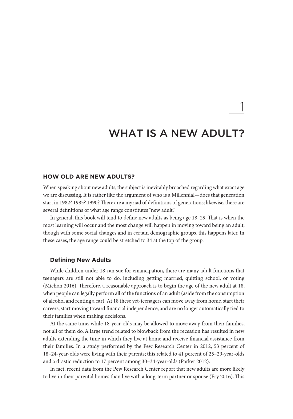 Library Programs and Services for New Adults page 1