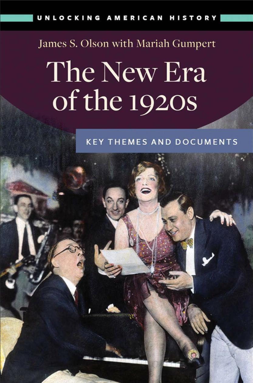 The New Era of the 1920s: Key Themes and Documents page Cover1