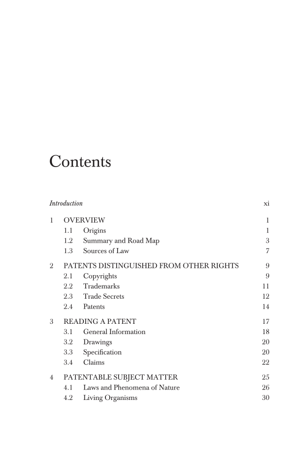Patent Law Essentials: A Concise Guide, 5th Edition page vii