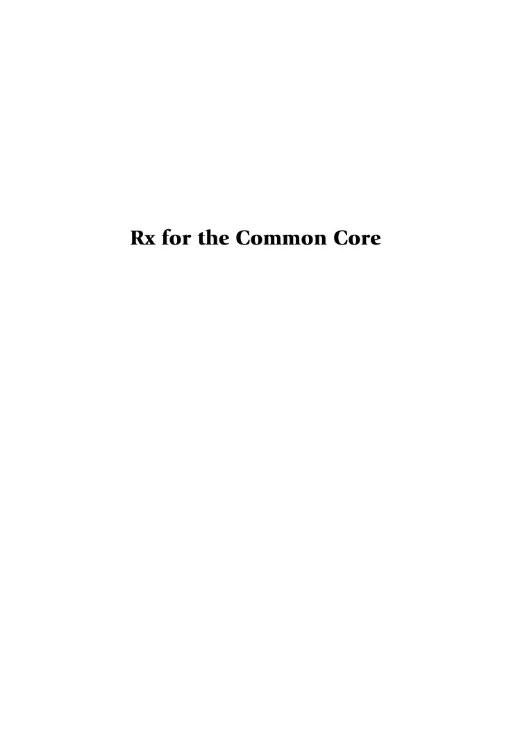 RX for the Common Core: Toolkit for Implementing Inquiry Learning page i