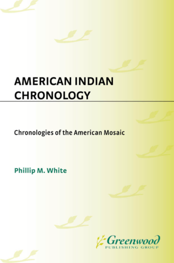 American Indian Chronology: Chronologies of the American Mosaic page Cover1