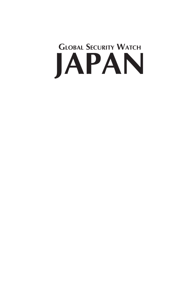 Global Security Watch—Japan page i