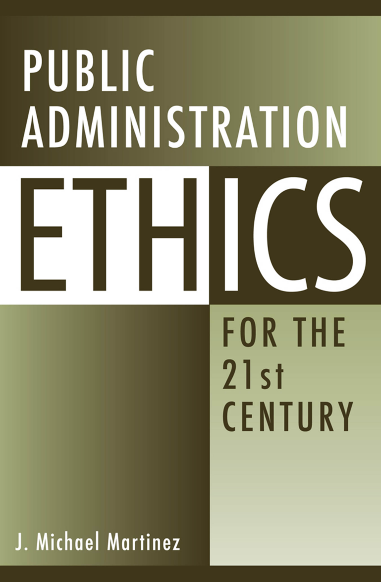 Public Administration Ethics for the 21st Century page Cover1