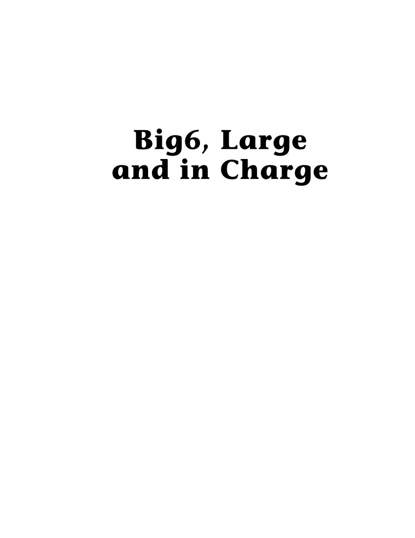 Big6, Large and in Charge: Project-Based Information Literacy Lessons for Grades 3–6 page i