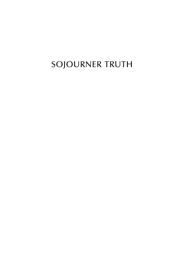 Sojourner Truth: A Biography page Cover2