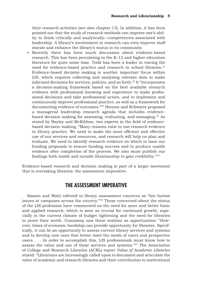 Research Methods in Library and Information Science, 6th Edition page 6