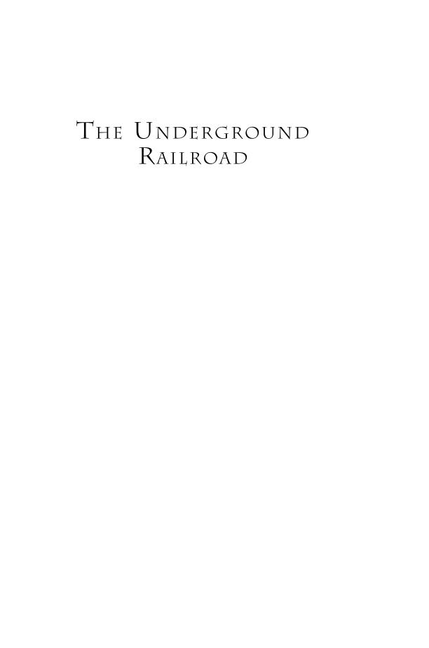 The Underground Railroad: A Reference Guide page i