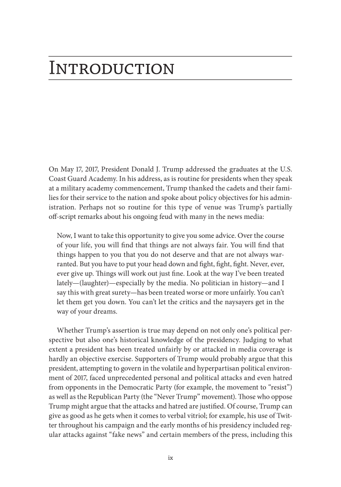 Hatred of America's Presidents: Personal Attacks on the White House from Washington to Trump page ix