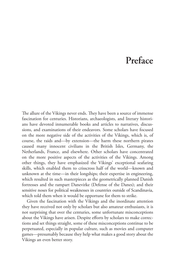 The Vikings: Facts and Fictions page vii