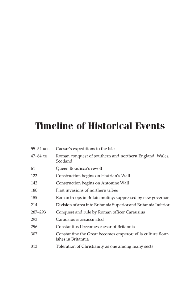 The History of Great Britain, 2nd Edition page xv