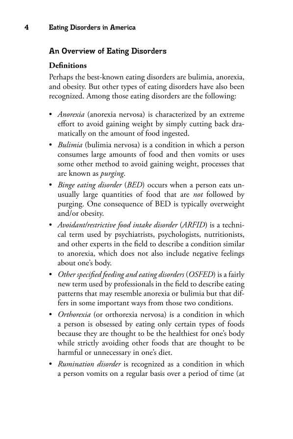 Eating Disorders in America: A Reference Handbook page 41