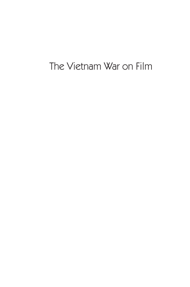 The Vietnam War on Film page i