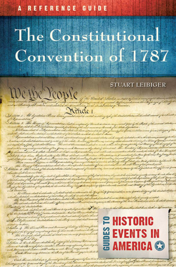 The Constitutional Convention of 1787: A Reference Guide page Cover1