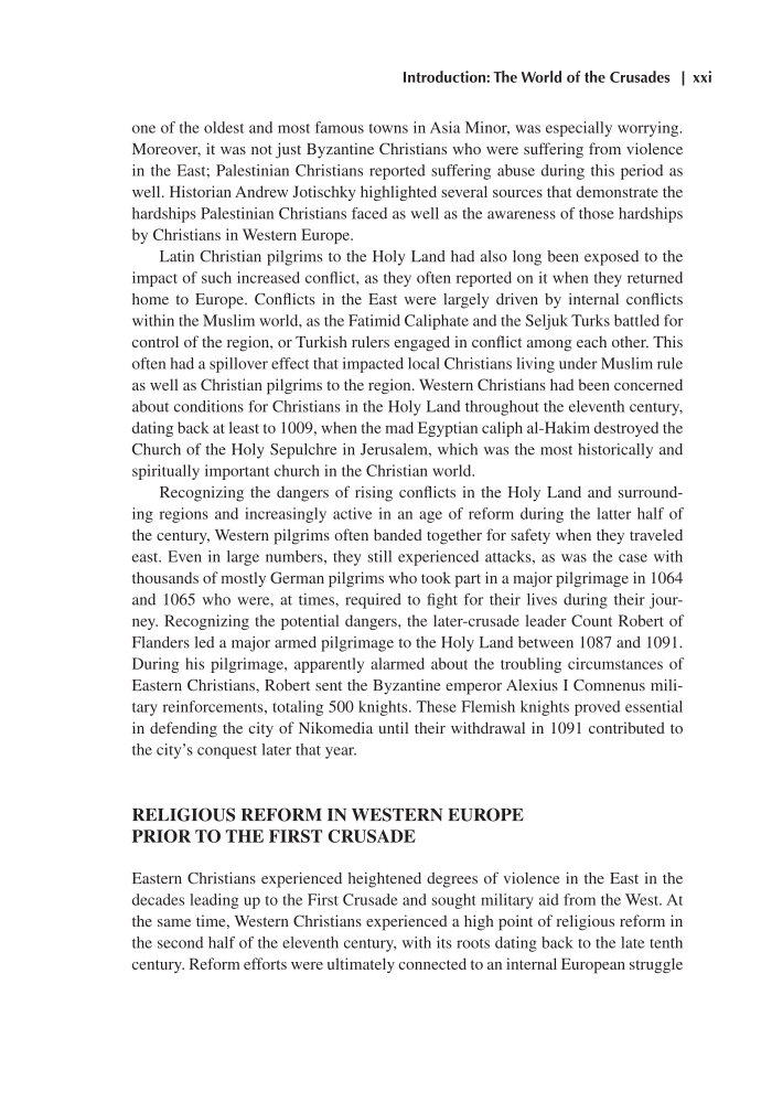 The World of the Crusades: A Daily Life Encyclopedia [2 volumes] page v1-xxi
