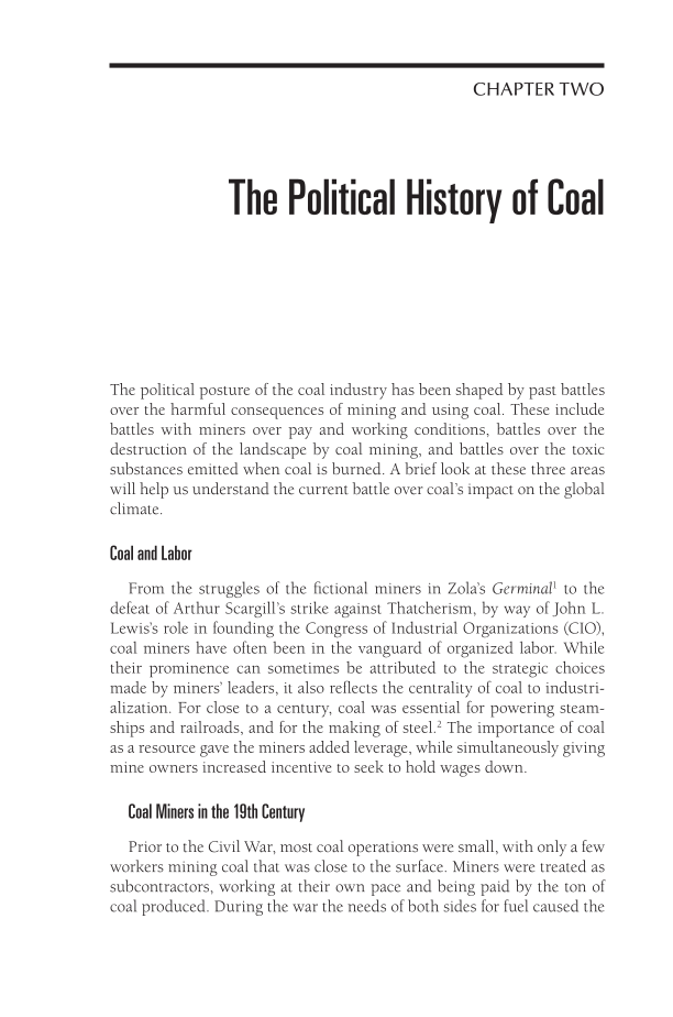 Leave It in the Ground: The Politics of Coal and Climate page 9