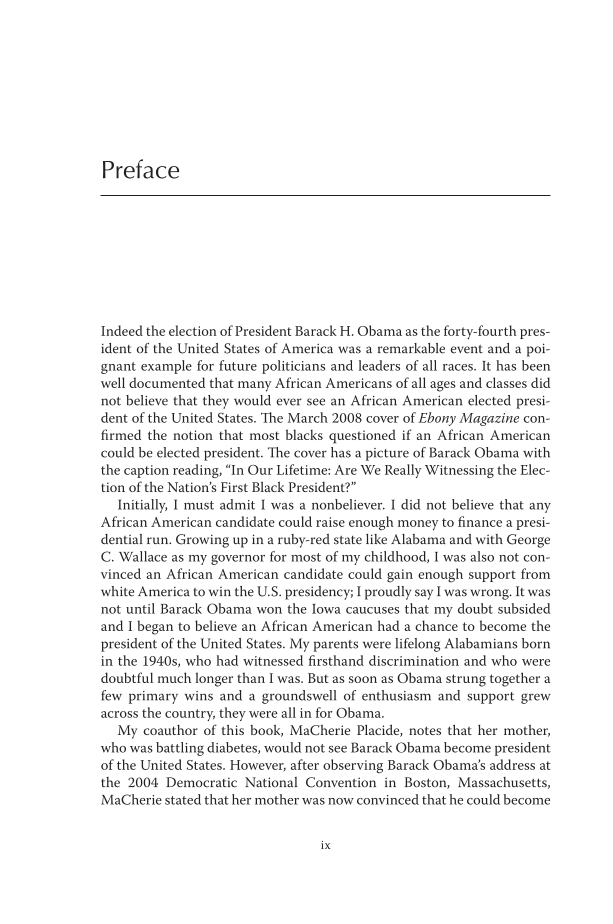 Barack Obama: A Life in American History page ix