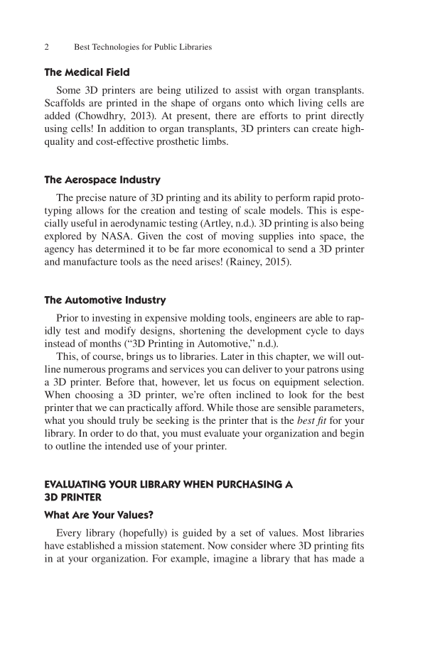 Best Technologies for Public Libraries: Policies, Programs, and Services page 2