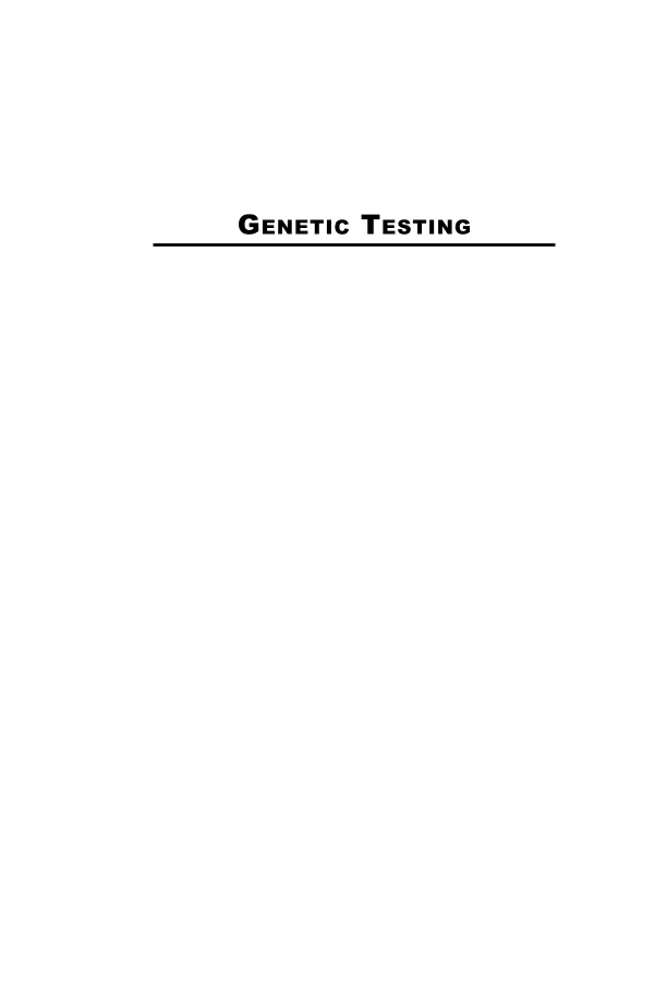 Genetic Testing page i1