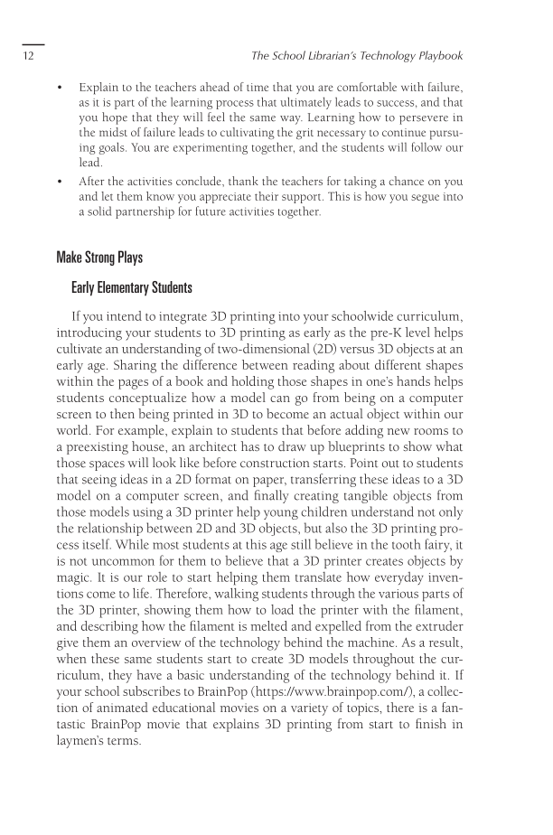 The School Librarian's Technology Playbook: Innovative Strategies to Inspire Teachers and Learners page 12