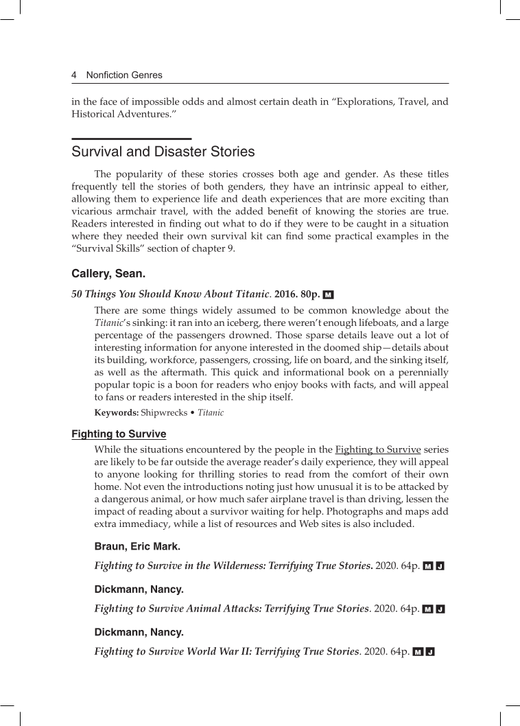 Young Adult Nonfiction: A Readers' Advisory and Collection Development Guide page 4