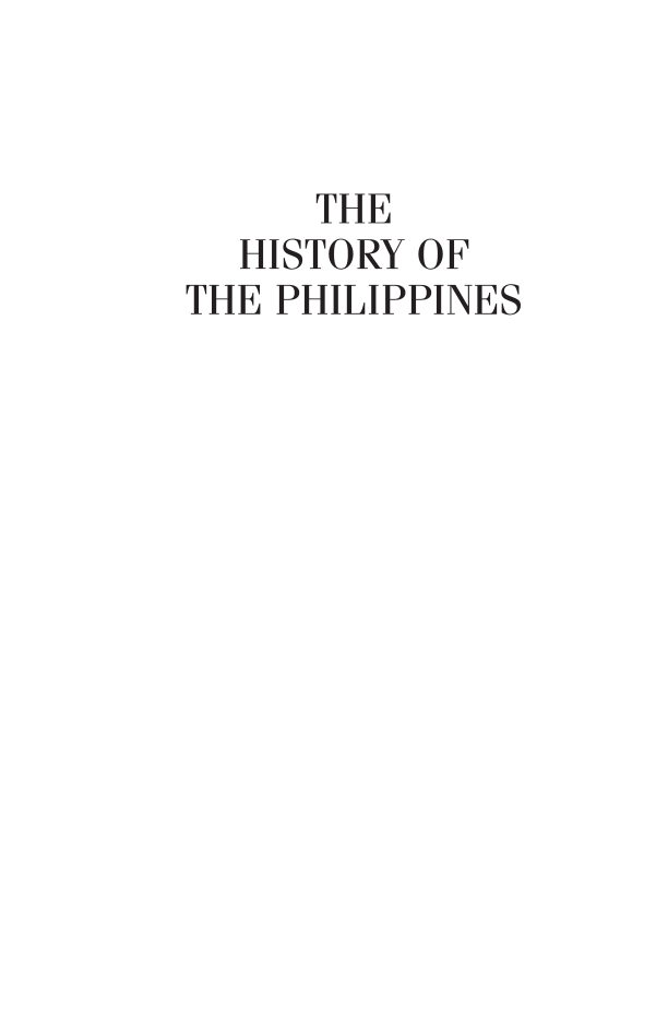The History of the Philippines, 2nd Edition page i