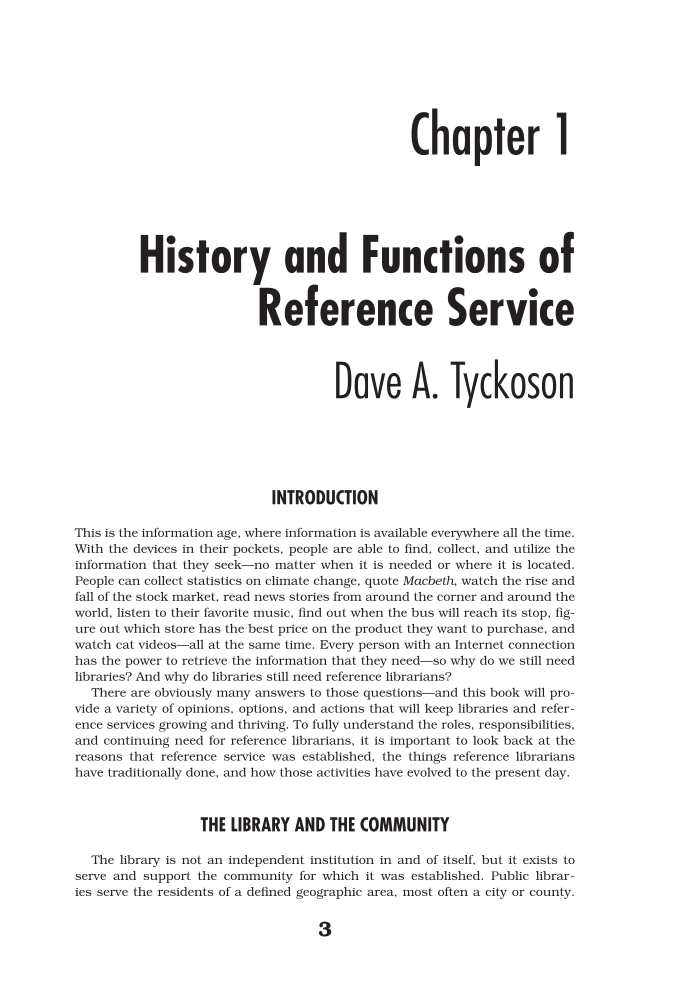 Reference and Information Services: An Introduction, 6th Edition page 3