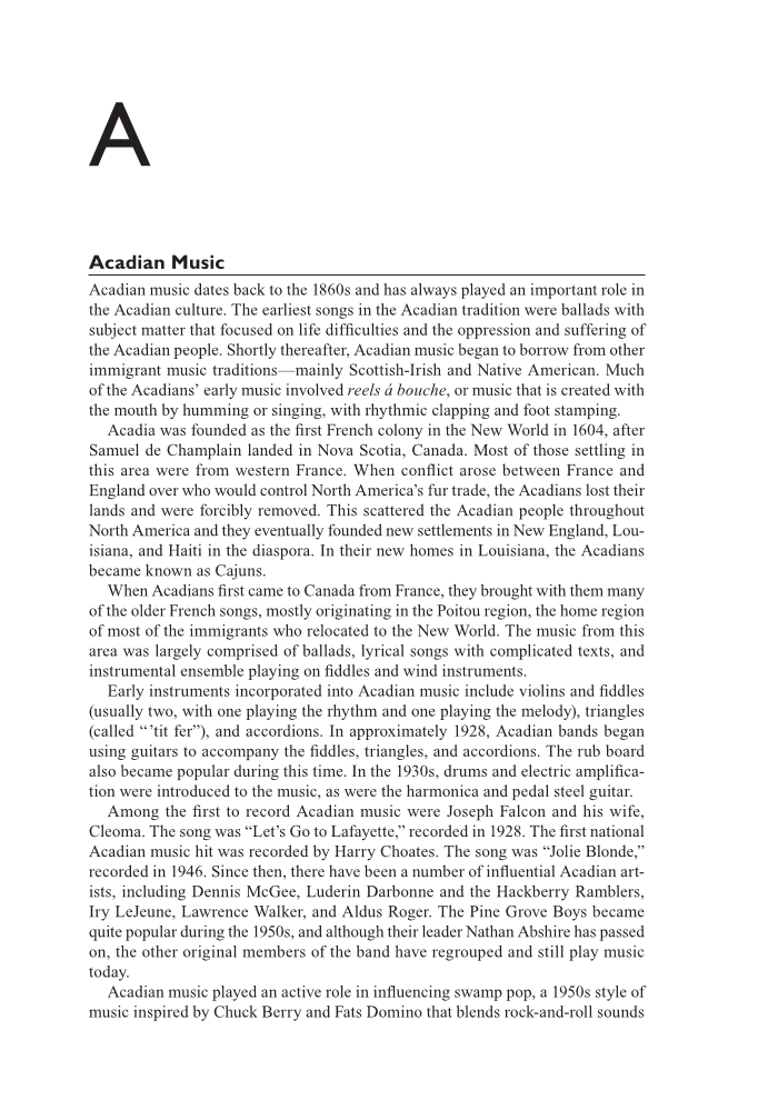 Music around the World: A Global Encyclopedia [3 volumes] page 1
