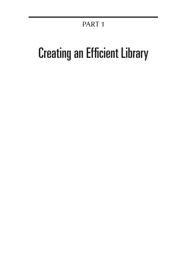 The Efficient Library: Ten Simple Changes that Save Time and Improve Service page 1