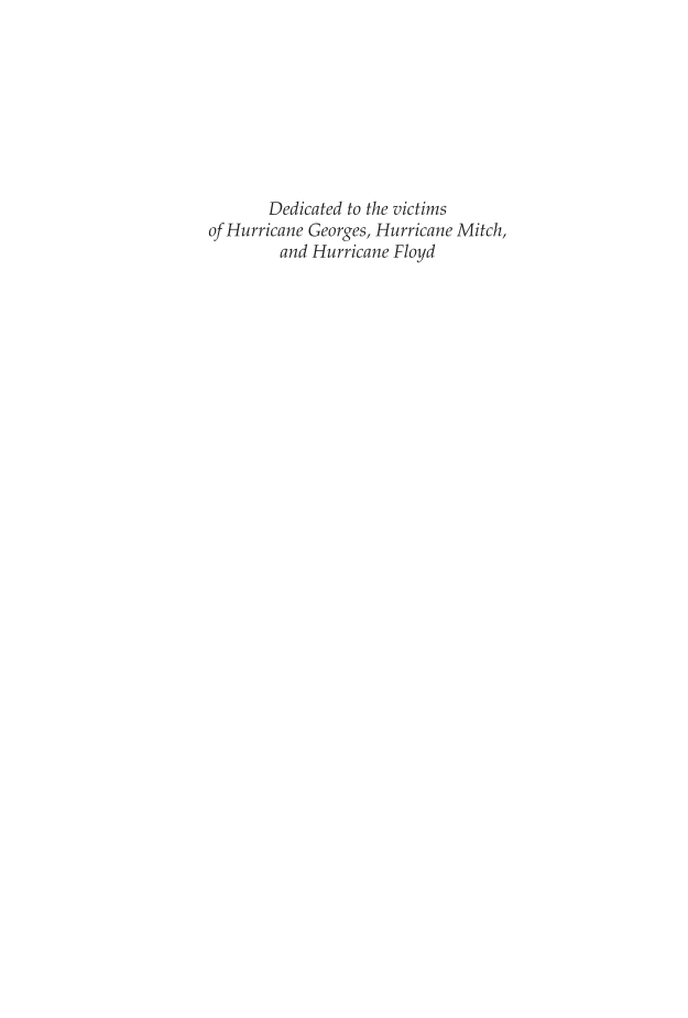 Natural Disasters: Hurricanes: A Reference Handbook page vii