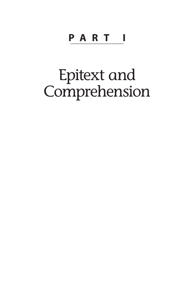 From Text to Epitext: Expanding Students' Comprehension, Engagement, and Media Literacy page 1