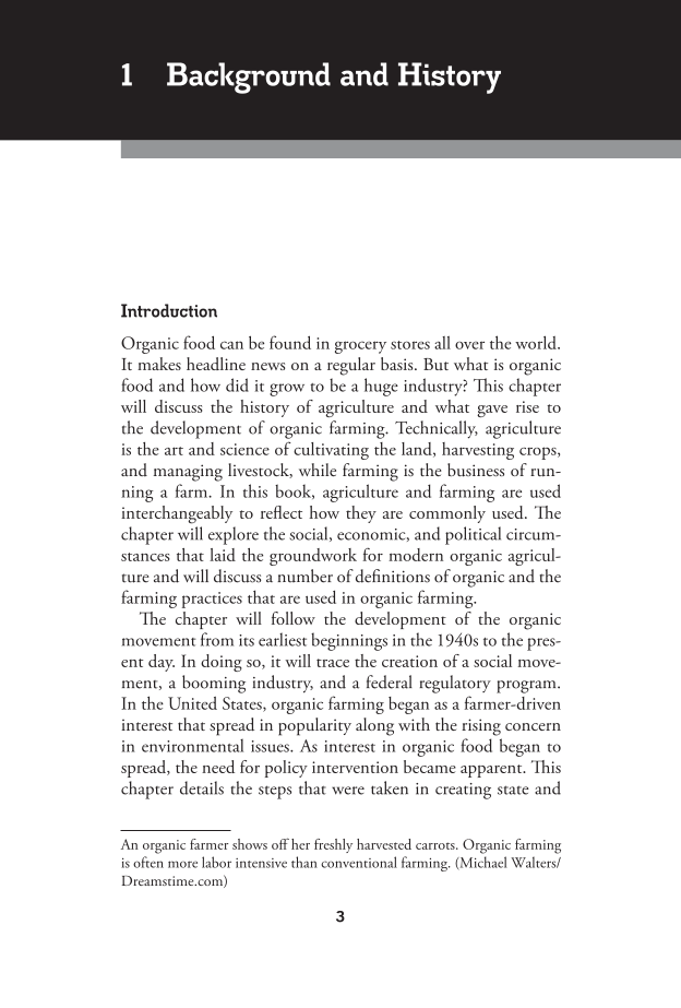 Organic Food and Farming: A Reference Handbook page 3