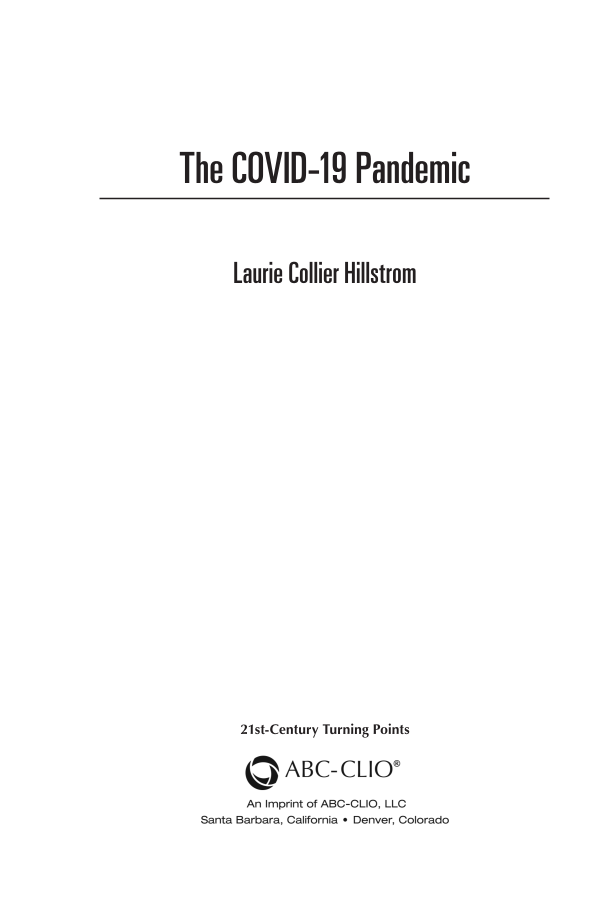 The COVID-19 Pandemic page iii