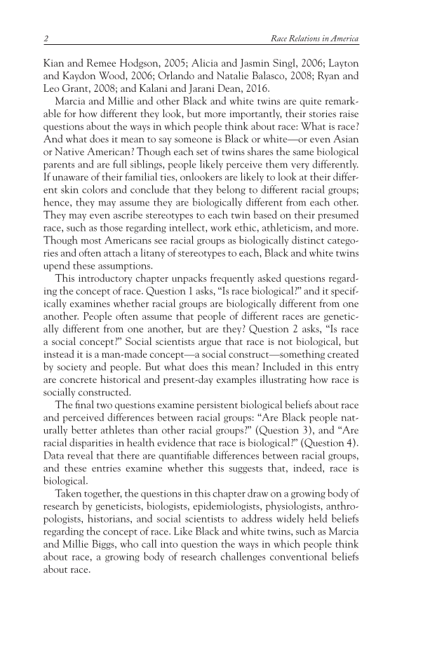 Race Relations in America: Examining the Facts page 2
