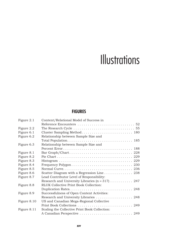 Research Methods in Library and Information Science, 7th Edition page xv