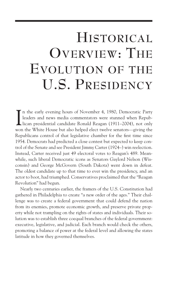 The Reagan Revolution and the Rise of the New Right: A Reference Guide page xiii