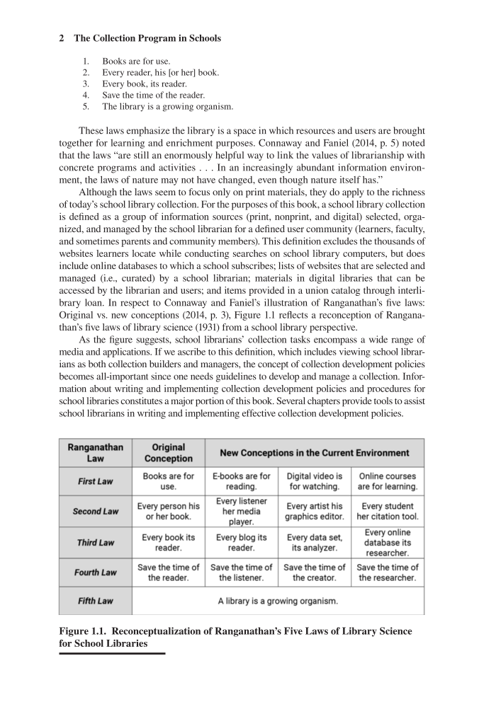 The Collection Program in Schools: Concepts and Practices, 7th Edition page 2