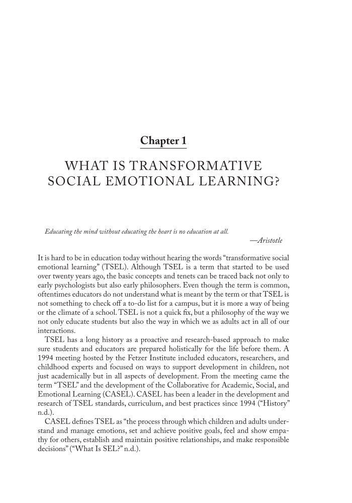 Schoolwide Collaboration for Transformative Social Emotional Learning page 3