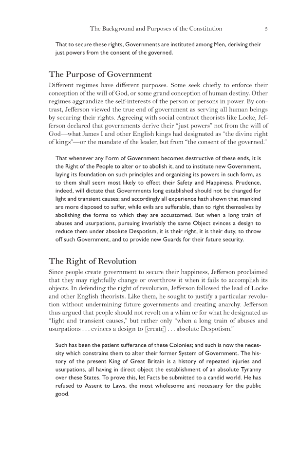 A Companion to the United States Constitution and Its Amendments, 7th Edition page 5