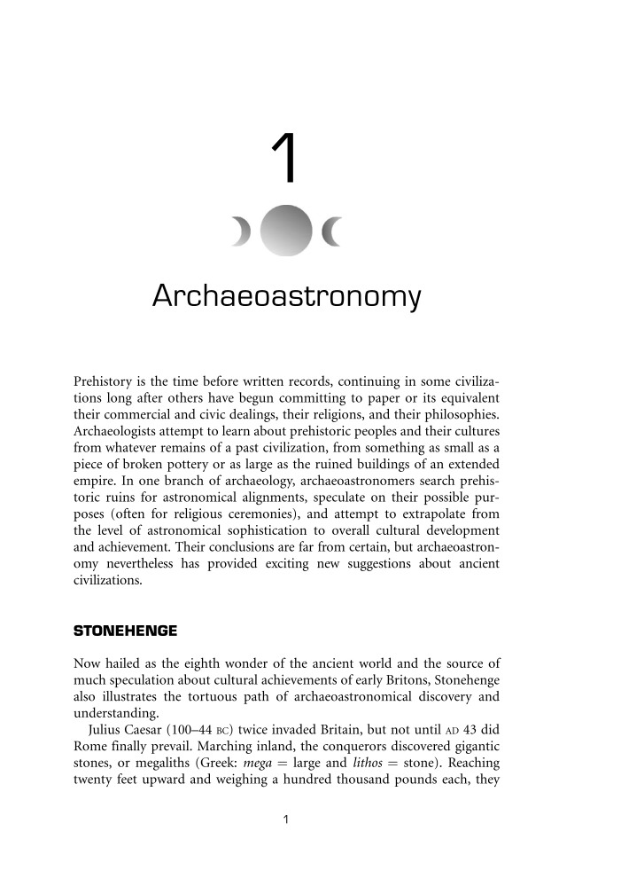 Astronomy and Culture page 1