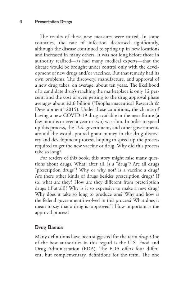 Prescription Drugs: A Reference Handbook page 4